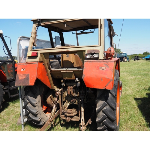 400 - Zetor 4911 tractor. 5358 hours recorded. Power steering, c/w pick up hitch and underslung weights. S... 