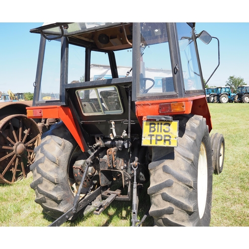 399 - Zetor 6011 tractor. 1985. 3411 hours recorded. 1 Former keeper. Running well. SN-10681. Reg. B113TPR... 