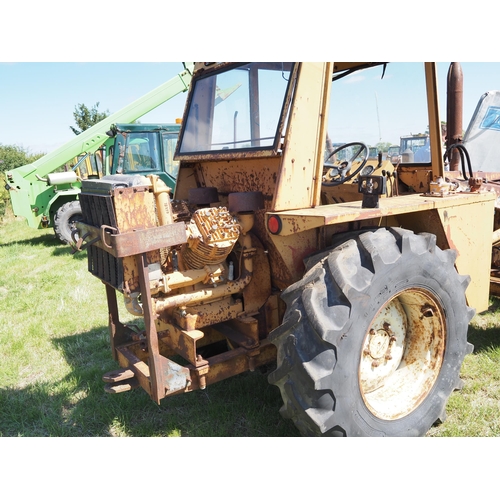 394 - Manitou BF Industrial tractor. 1986. 4078 hours recorded. Front loader and rear compressor fitted. S... 