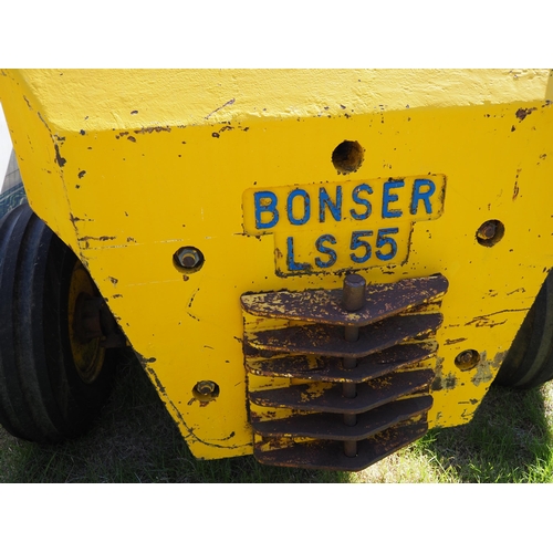 393 - Bonser L555 Fork lift. Running well. SN-2373012663. Reg NEB776M. V5