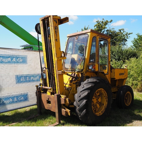 393 - Bonser L555 Fork lift. Running well. SN-2373012663. Reg NEB776M. V5