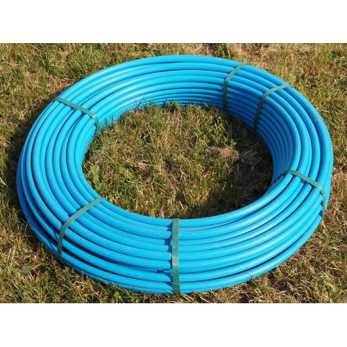 1113 - Blue poly water pipe 150x20mm