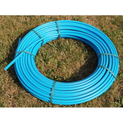 1114 - Blue poly water pipe 150x20mm