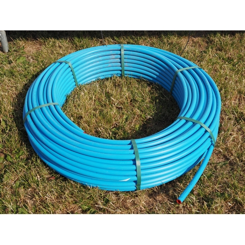 1115 - Blue poly water pipe 150x20mm