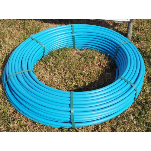 1116 - Blue poly water pipe 150x20mm