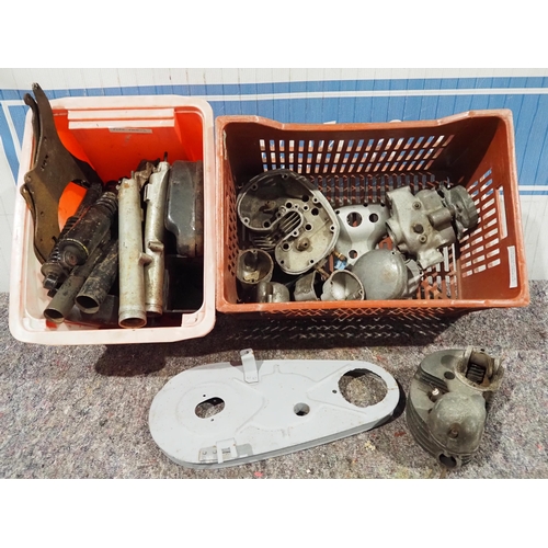 106 - Matchless engine parts and fork parts