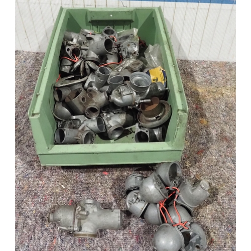 134 - Box of Amal carburettor parts