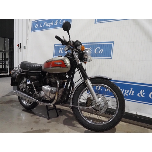 759 - Triumph Bonneville 750cc motorcycle. 1980 with electric start. Runs and rides. bike was recommission... 