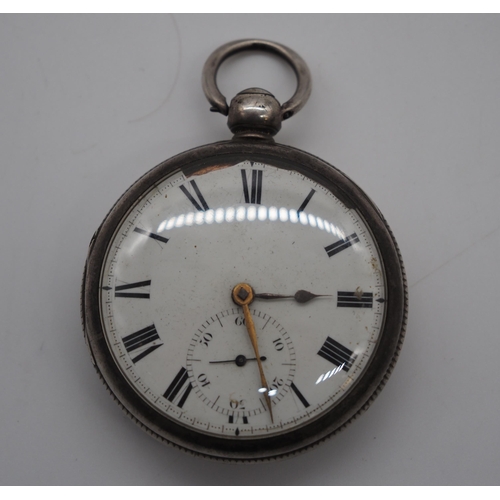 327 - English cylinder pocket watch by Rentzsch