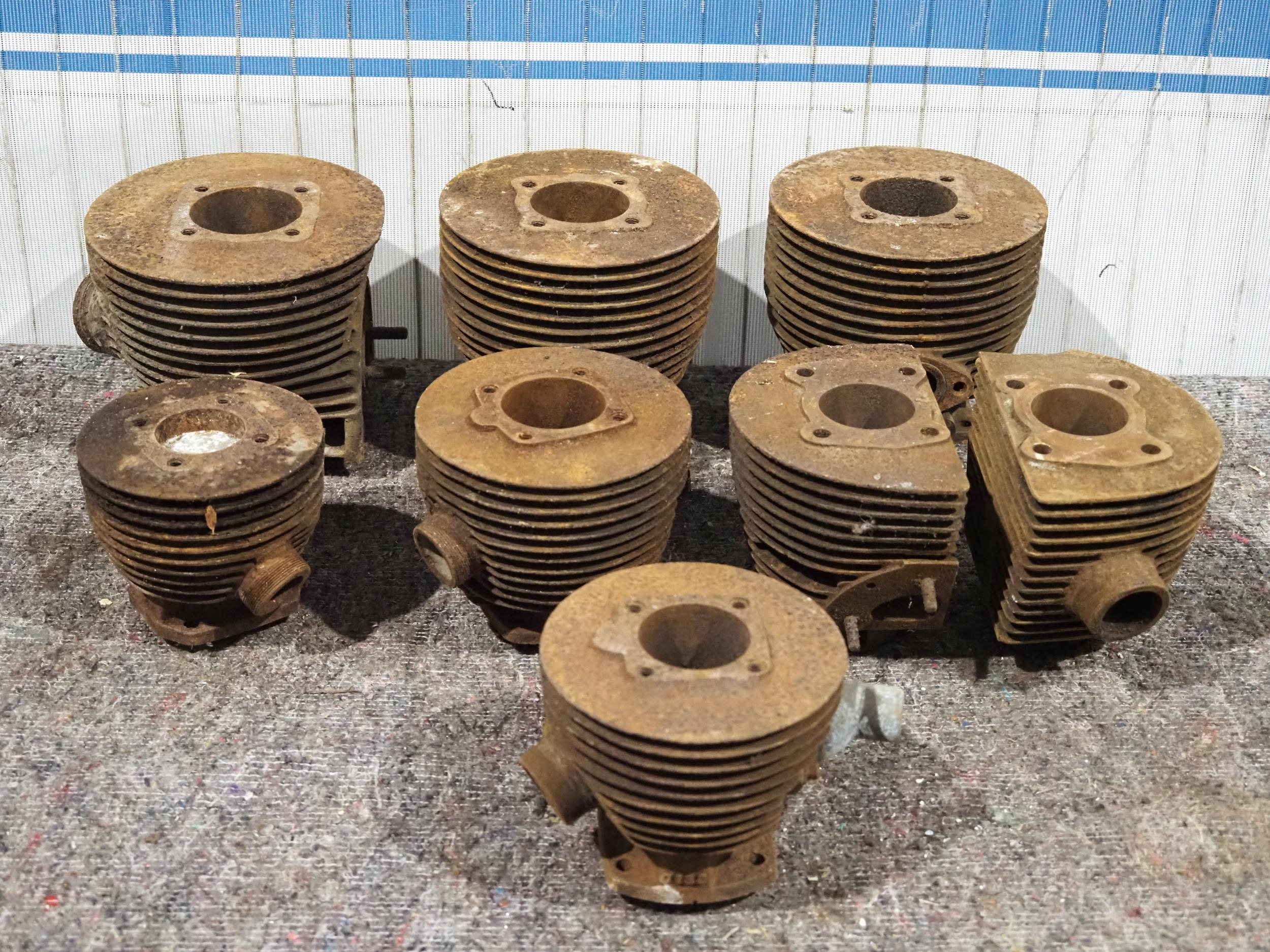 Assorted British engine barrels