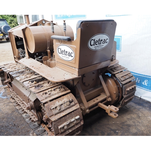 135 - Cletrac 30 crawler with Hercules 6 cylinder petrol engine. SN-1C24