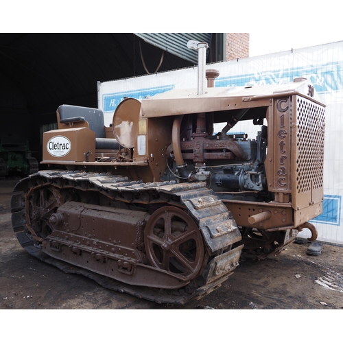 135 - Cletrac 30 crawler with Hercules 6 cylinder petrol engine. SN-1C24