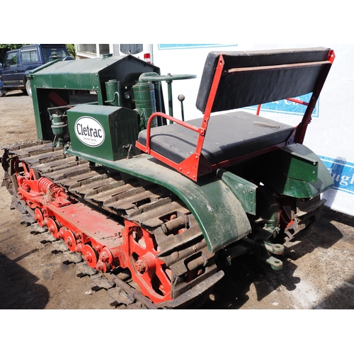 139 - Cletrac crawler with Wisconsin 6 cylinder petrol engine