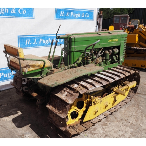 145 - John Deere MC crawler. c/w drawbar. SN-17935