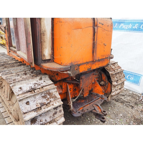 177 - Allis Chalmers HD7 crawler. Wooden coach built cab. Runs and drives. Rare 3 cylinder GM Detroit supe... 