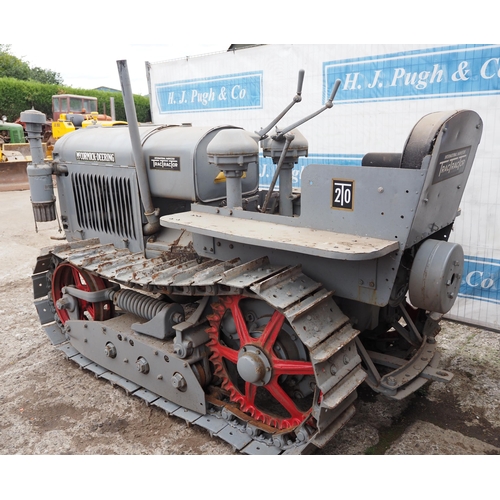 156 - McCormick-Deering T20 crawler. c/w drawbar. SN-TT1405