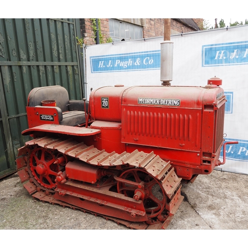 157 - McCormick-Deering T20 crawler. Early restoration. Engine No- 2396DA