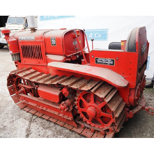 157 - McCormick-Deering T20 crawler. Early restoration. Engine No- 2396DA