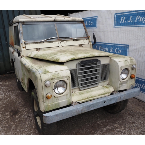 125 - Land Rover Series 3. 1972/73. 2 1/4 petrol. 84584 miles recorded. Reg. OTG 769L. V5.