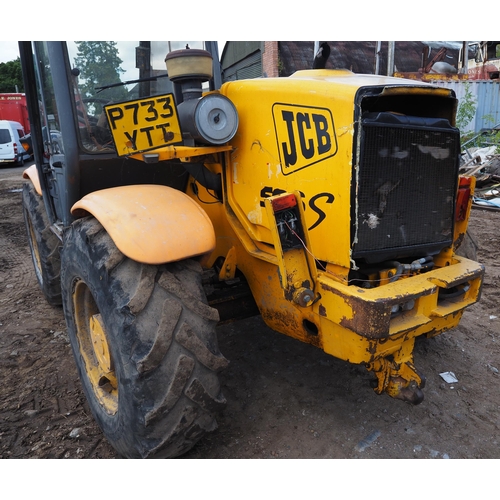 123 - JCB Loadall 526S. Runs and drives. Reg. P733 YTT. V5. Key