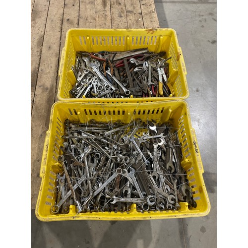 566 - 2 Boxes of spanners