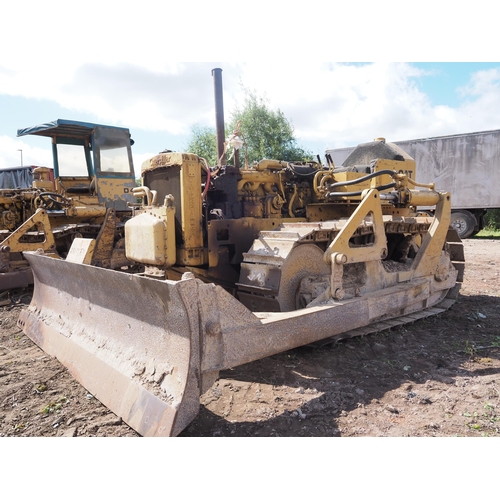 174 - Caterpillar D4 diesel crawler. c/w Hyster winch, blade and drawbar. SN- 7U35542