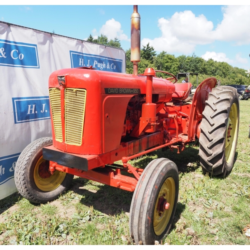 185 - David Brown 950 tractor. Runs. c/w pulley. Reg SBL436
