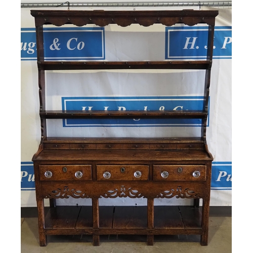 195 - Oak Welsh dresser 75x56