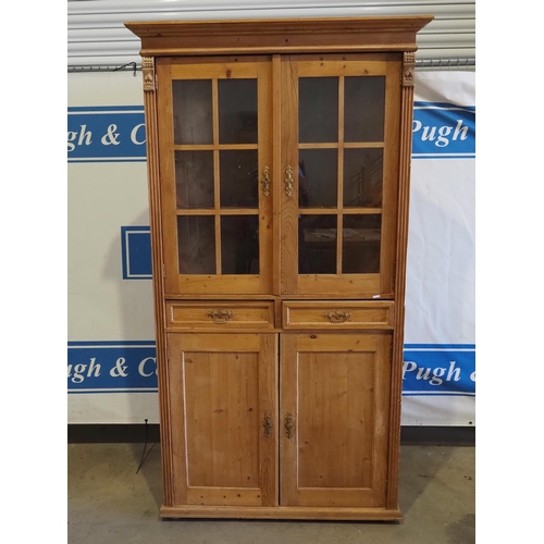 199 - Pine corner cupboard 78x42