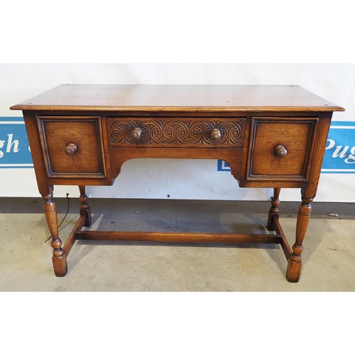 71 - Carved oak sideboard 30x45½