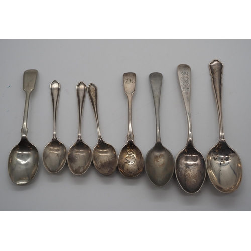 355 - Assorted silver spoons approx 120g