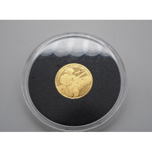 362 - The 70th anniversary of D-Day solid gold coin