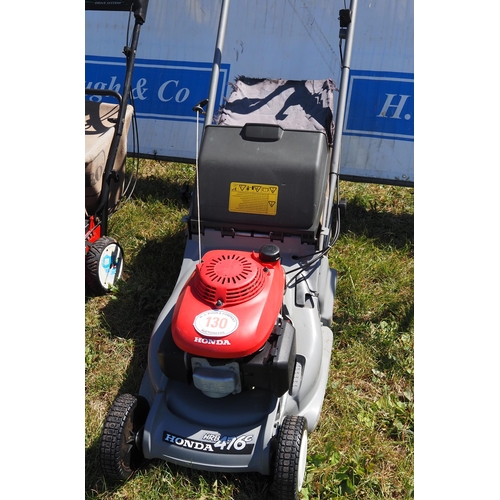 130 - Honda HRB476C mower