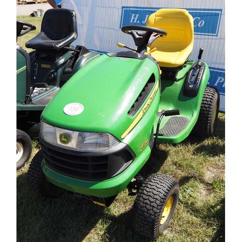 134 - John Deere X120 ride on mower