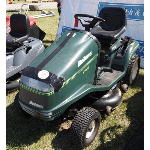 135 - Bolens Hydro ride on mower