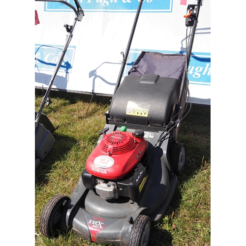 157 - Honda HRX 537 pedestrian mower