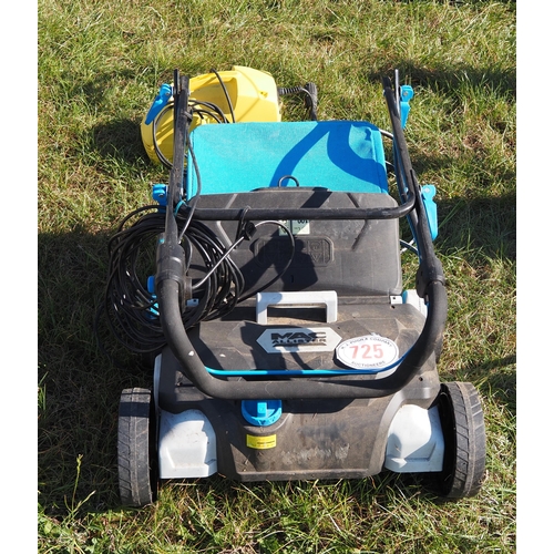 725 - Macallister mower and pressure washer