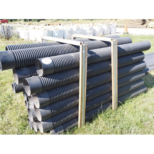 1122 - Twinwall pipe average 1.8mx150mm -36