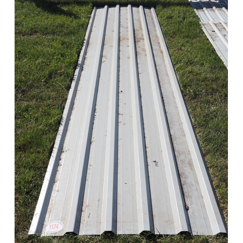 1174 - Box profile roof sheets 15ft -1