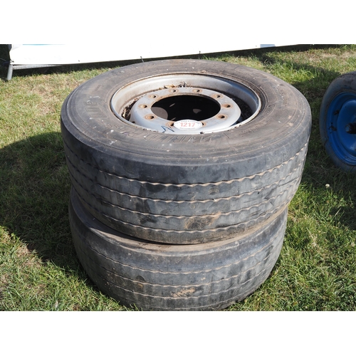 1217 - 2- Wheels and tyres 385/55 R22.5