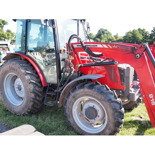 1241 - Massey Ferguson 3645 tractor. only showing 352 hours. Massey Ferguson 916 loader, fork, bucket and b... 