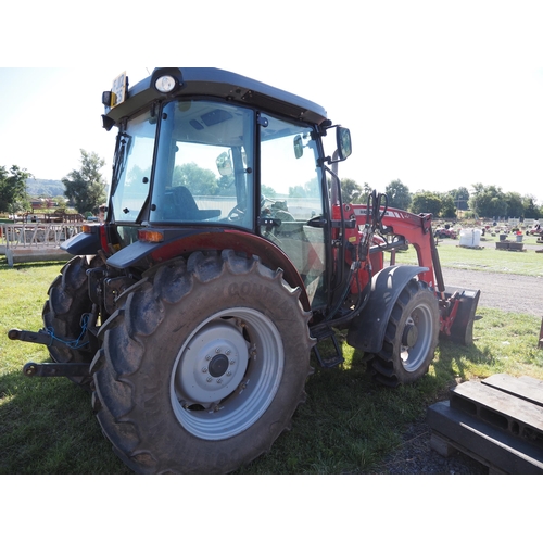 1241 - Massey Ferguson 3645 tractor. only showing 352 hours. Massey Ferguson 916 loader, fork, bucket and b... 