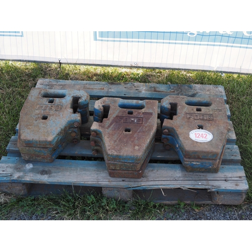 1242 - 9- Ford wafer weights