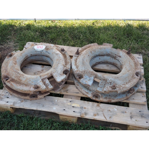 1243 - 4- Ford wheel weights