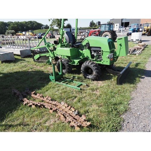 1247 - Vermeer trencher. Refurbished, good order, carrier and spare chain. Key in office