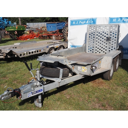 1287 - 2021 Ifor Williams GH94BT plant trailer, LED