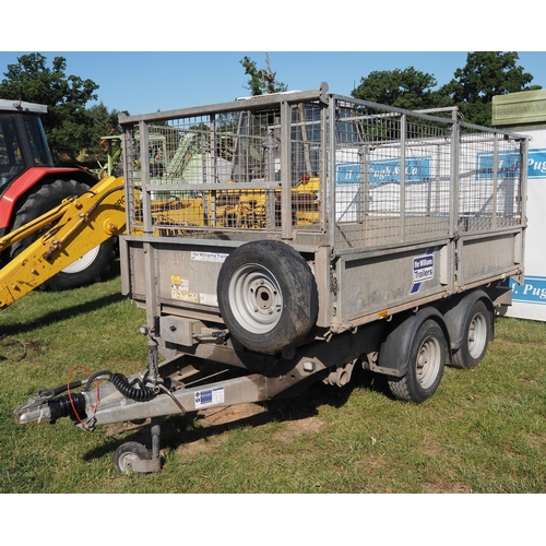 1295 - 2019 Ifor Williams TT3017-352 tipper trailer with mesh sides