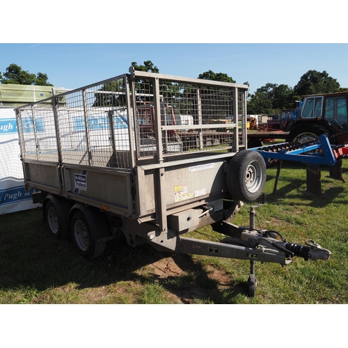 1295 - 2019 Ifor Williams TT3017-352 tipper trailer with mesh sides