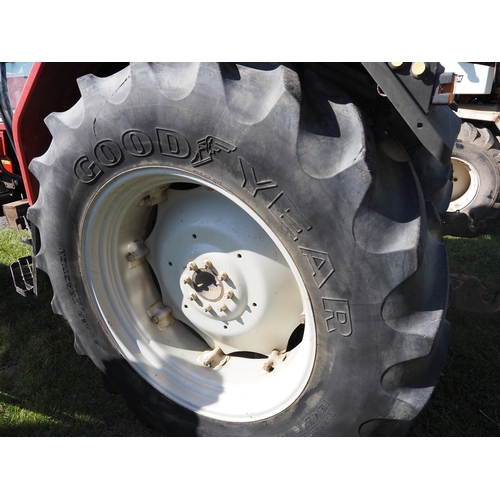 1296 - Massey Ferguson 6170 4WD tractor 5296hrs  Tidy, runs and drives. Reg N272GRV. Key in office