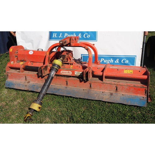 1302 - Maschio 2.8m flail mower hydraulic offset